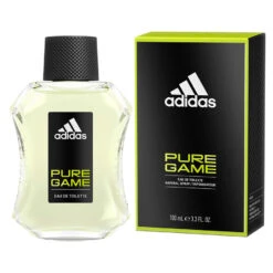 Adidas Pure Game Eau De Toilette 100ml (outer Packaging Is Slightly Damaged)