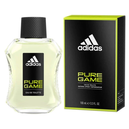 Adidas Pure Game Eau De Toilette 100ml (outer Packaging Is Slightly Damaged)