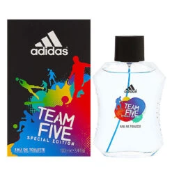 Adidas Team Five Eau De Toilette 100ml (outer Packaging Is Slightly Damaged)