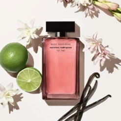 Narciso Rodriguez For Her Musc Noir Rose Eau De Parfum 100ml* -Dolce & Gabbana Shop FHMuscNoirRose2022 IngredientTrio notext RGBWeb 1x1 300dpi