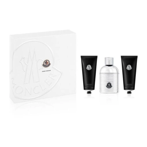 Moncler Pour Homme Eau De Parfum Gift Set 100ml (shampoo In Gift Set Is Damaged & Faulty)