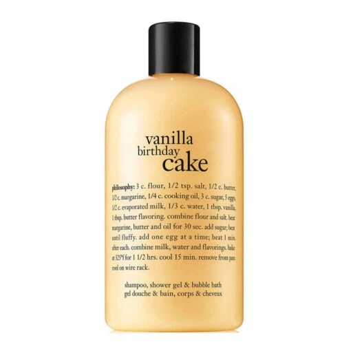 Philosophy Vanilla Birthday Cake Shampoo, Bath And Shower Gel 480ml