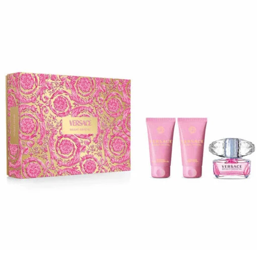 Versace Bright Crystal Eau De Toilette 3 Piece Gift Set*