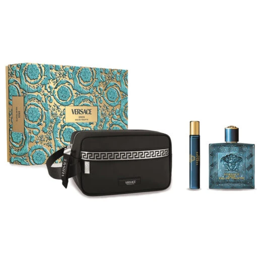 Versace Eros Eau De Toilette 3 Piece Gift Set*